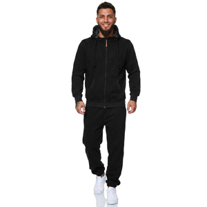 Nouvel ensemble jogging streetwear unisexe 2-en-1 en coton évasé avec logo personnalisé imprimé, style 2026 - Product Image 1