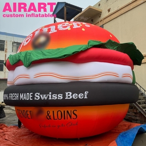 Modèles <span class=keywords><strong>de</strong></span> hamburgers gonflables géants personnalisés pour la publicité ou la décoration, faciles à installer et durables - Product Image 6