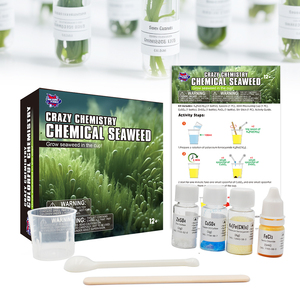 Kit d'expériences éducatives STEM DIY aux algues chimiques QC <span class=keywords><strong>Crazy</strong></span> Chemistry Set, jouets d'apprentissage scolaire pour enfants, certifié EN71, géométrique - Product Image 6
