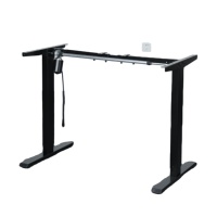 Bureau électrique ergonomique réglable en hauteur avec un seul moteur, idéal pour le télétravail