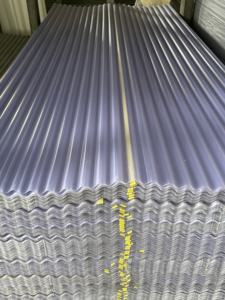Láminas de Techo Corrugadas de PVC de 8 Pies, Resistentes al Calor, Diseño Industrial, 0.9 cm de Altura, Transparentes - Product Image 2