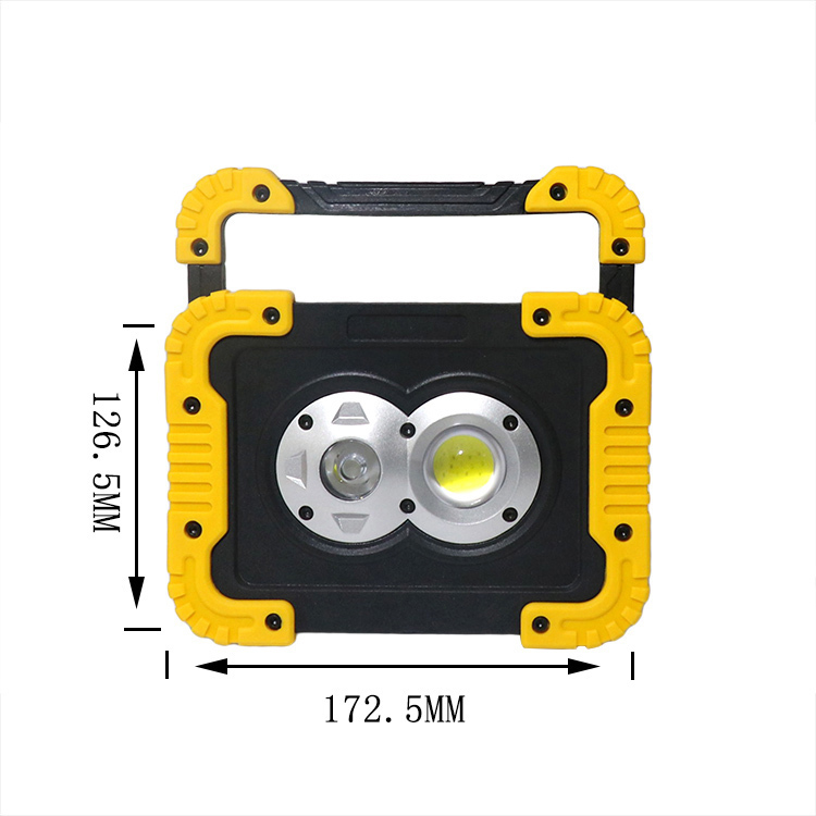 OEM Customized Rechargeable Mini Size Portable Led Flood Light Work Light With Portable Hook
