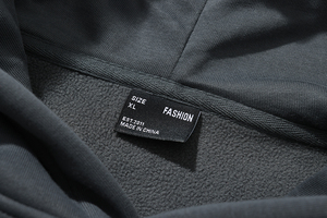 Oversized Men'<b>s</b> Mid-<b>Weight</b> Knitted Cotton Blend Fleece Hoodies Winter Sweatshirts with Front Pocket Print Sizes <b>S</b>-3X for Spring - Product Image 5