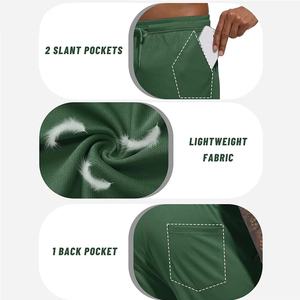 Pantalones Cortos Deportivos Personalizados de Alta Calidad al por Mayor, Pantalones para Hombre, Pantalones Deportivos para Gimnasio y Correr - Product Image 3