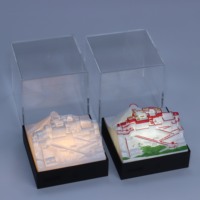 3D-Baum Individuell Anpassbar 3D-Druck PLA Everest CHUNK Handwerk Geschenk Miniatur Schreibtisch-Deko Souvenir Touch-Dimmer CCT-Steuerung Typ-C Innenbereich