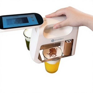 เครื่องพิมพ์กาแฟแบบพกพาอัตโนมัติ หน้าจอสัมผัสอัจฉริยะ ความละเอียด 600 จุดต่อนิ้ว หมึกกินได้ ชาร์จผ่าน USB สำหรับงานศิลปะบนกาแฟ - Product Image 1