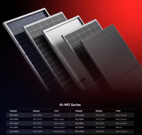 Panel Surya Longi Hi MO 9 Dual Glass PV Kit 625W 630W 635W 640W 650W 660W Bifacial Efisiensi Tinggi Paneles Solares