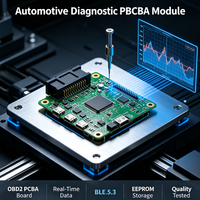 Solution PCBA de diagnostic automobile OBD2 personnalisée, scanner automobile ELM327, assemblage de carte de circuit imprimé, prise en charge du développement de micrologiciel, OEM ODM