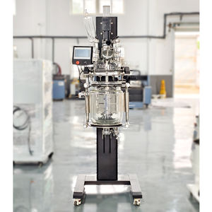 실험실 20L 고붕규산 유리 반응기 화학 장비 핵심 부품 압력 용기 엔진 모터 포함 - Product Image 2