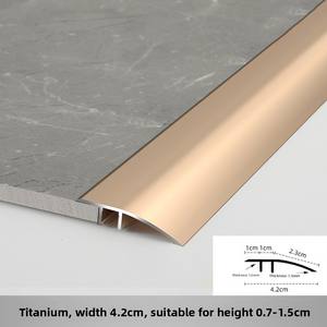 Profilé de transition de sol en alliage d'aluminium Sunsbuild, réducteur de seuil, moulure pour carrelage, bois, hôpital, hôtel - Product Image 4