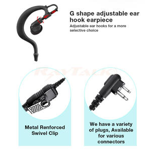 ชุดหูฟังเพลงแบบมีสายสำหรับเครื่องรับส่งวิทยุพูดคุยได้สองทางสำหรับ MTH600 MTH650 MTH800 MTP850 MTH850 - Product Image 2