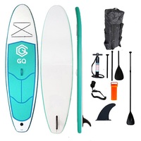 Planche gonflable sup planche JS planche de surf planche de pagaie avec six types d'accessoires bon marché et fine