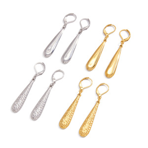 ต่างหูจี้รูปหยดน้ำ สแตนเลส โลหะผสมสังกะสี ต่างหูแบบห้อย เครื่องประดับสำหรับงานปาร์ตี้ รูปทรงหยดน้ำ ต่างหูแฟชั่น - Product Image 5