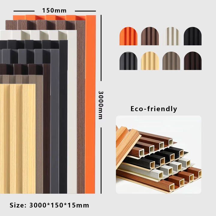 Easy Installation Modern Waterproof WPC Wall Panel for Indoor Interior ...