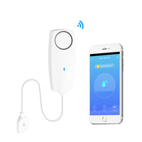 Válvula Inteligente WiFi con Control por Aplicación Tuya, Cierre Automático, 1/2 3/4 Pulgadas, con 2 Sensores de Fugas de Agua para Sistema de Protección