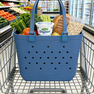 Sac de plage moderne simple avec logo personnalisé, sac fourre-tout en caoutchouc |   Grand sac fourre-tout imperméable pour la plage, la piscine, le <span class=keywords><strong>bateau</strong></span>, les courses, les sports, les escapades - Product Image 2