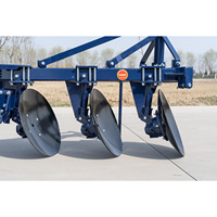 Charrue à disques agricole YUNTAI avec 3 disques de 26 pouces, attache 3 points, cultivateur agricole de qualité supérieure