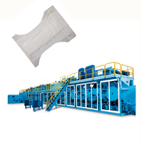 Full Servo Automatic Under Pad Damen binde Adult Baby Windel Produktions linie Herstellung Maschine