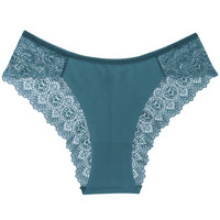 Culottes en dentelle élégantes à faible MOQ, motif géométrique, bord festonné, idéales pour les cadeaux d'anniversaire ou les soirées