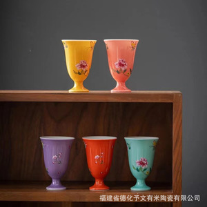 Taza de cerámica personalizada para chupito de Tequila, vaso de chupito de cerámica en relieve, Mini Tiki taza de vino, logotipo de promoción - Product Image 5