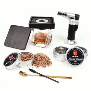 Design Creative Cocktail Smoker Gift Set | Custom Engraved Whiskey Smoking Kit | Unique Wedding & Anniversary <b>Present</b> - Product Image 1