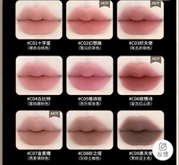 Flower Knows Little Angel Collection Rouge à lèvres mat Velours Solide Lip Mud Air Matte Rouge à lèvres solide Nude Chocolat Baume à lèvres Nouveau !