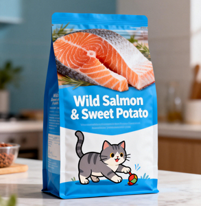 Bolsas <span class=keywords><strong>de</strong></span> Aluminio con Cierre Hermético, Resistentes a la Humedad, Reutilizables y Ecológicas, Impresas con Serigrafía Personalizada, para Alimentos para Mascotas - Product Image 1