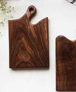 Planches à découper en bois d'acacia et de mangue pour couper les légumes et la viande Surface de coupe Planche en bois massif Planche artisanale Rustique - Product Image 6