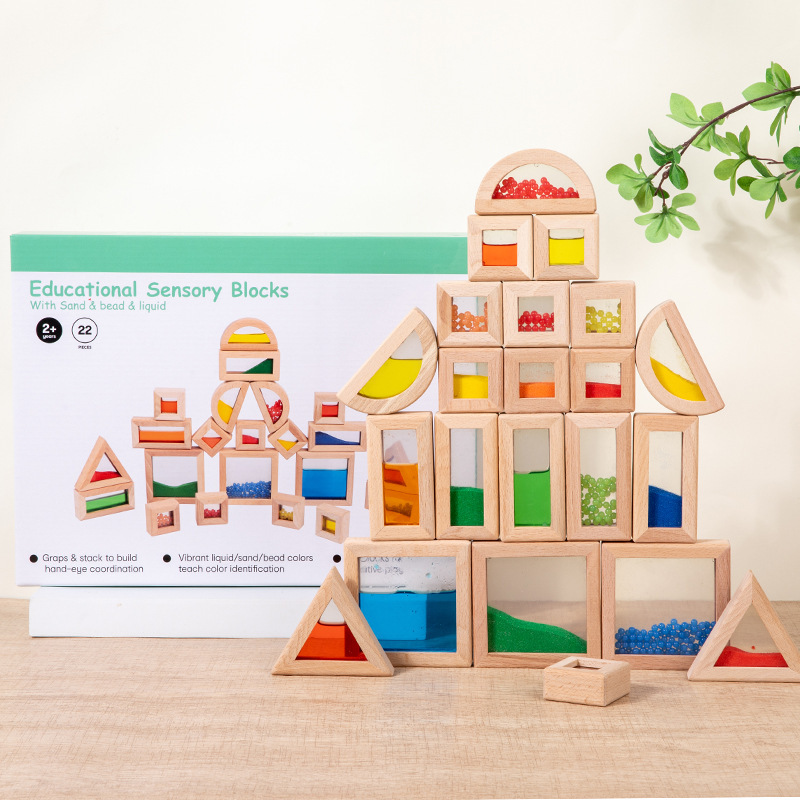 23pcs quicksand water building blocks
