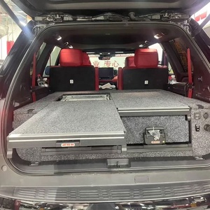 VRD4X4 Ready-Made <b>Car</b> Drawer 4runner Storage Solution Slide Dual Drawer Fridge Slide Top Roller System SUV <b>Bed</b> Drawer Durability - Product Image 6