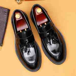 Sandales romaines pour hommes en cuir véritable respirantes et légères à bout pointu, chaussures décontractées d'automne pour l'extérieur et la plage, à lacets - Product Image 2