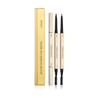 Quantité minimale de commande bas Logo personnalisé OEM beauté brillant à lèvres rouge à lèvres eye-liner fard à paupières colle cosmétiques papier carte boîtes d'emballage avec autocollant