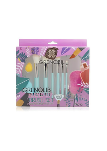 Grenolib Makeup <b>Brush</b> Set 9 Pcs Synthetic Hair Plastic Handle For Powder Application H713 - Product Image 1