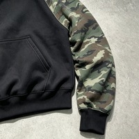 Vente en gros de sweats à capuche camouflage de haute qualité à double couche, style streetwear, pour hommes, personnalisés, Y2k, longs, à motif camouflage