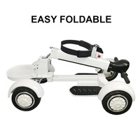 Chariot de Golf Électrique à Quatre Roues pour Homme avec Batterie au Lithium, Chariot de Golf Pratique, Trottinette de Golf Électrique