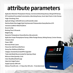 Máquina de Impresión de Sellos Fotosensibles para Papelería Personal, Máquina de Fabricación de Sellos Flash Seguros de Nivel Bancario y Financiero - Product Image 5