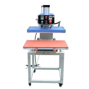 Gaoshang manufacturing pneumatic sole worktable pull-push slider textile sublimation blanks heat press machine