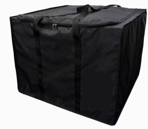Échantillon Gratuit : Sac de Rangement Portable pour Coussins de Patio, avec Fermeture Éclair et Poignées, en Polyester Imperméable, pour Coussins de Siège de Mobilier d'Extérieur, Carré Noir - Product Image 1