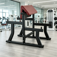 Équipement de musculation professionnel pour la maison : Banc de curls Preacher avec fonction d'entraînement Goat Lift pour la musculation