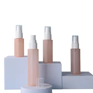 Flacone spray personalizzato in plastica riciclata per animali domestici per la cura della pelle di lusso cosmetico bottiglia di plastica vuota con stampa logo