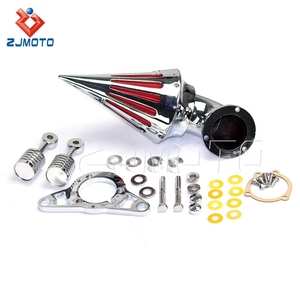Chrome Filtre À Air Moto Kit Filtre D'admission Pour <span class=keywords><strong>Harley</strong></span> Davidson Softail Dyna Touring À Bascule Softail Croix Os Softail - Product Image 5