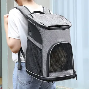 Переносной мягкий рюкзак-переноска для домашних животных, сумка для пеших прогулок, кемпинга, прогулок, велоспорта, прогулок на открытом воздухе