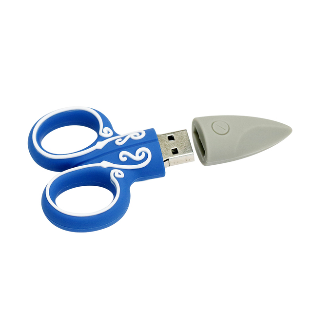 Best Price Custom Scissor Shape USB Stick 3.0 4GB 8GB 16GB 32GB 128GB Wholesale 64gb Memory Usb Stick High Speeds Flash Drive