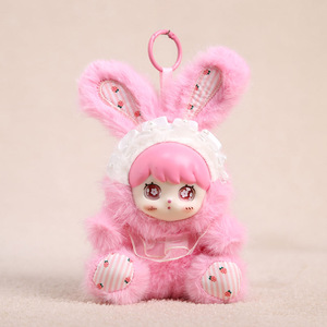 Nouveau Pendentif Lapin en Peluche Tendance avec Oreilles de Lapin, Figurine Réconfortante Rembourrée en Coton PP - Product Image 6