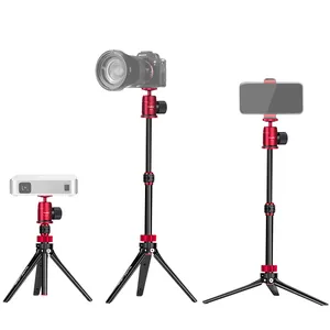 Üretim evrensel esnek hafif taşınabilir alüminyum Smartphone cep telefonu Video projesi kamera standı Tripod