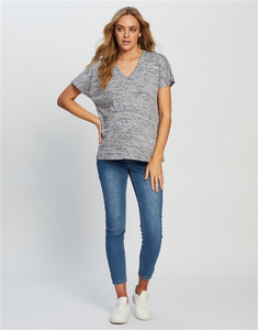 Gravidanza madre Skinny Fit Wide Over Bump cintura maternità <span class=keywords><strong>Super</strong></span> <span class=keywords><strong>Stretch</strong></span> Over Belly <span class=keywords><strong>Jeans</strong></span> personalizza Denim <span class=keywords><strong>Jeans</strong></span> donna - Product Image 5