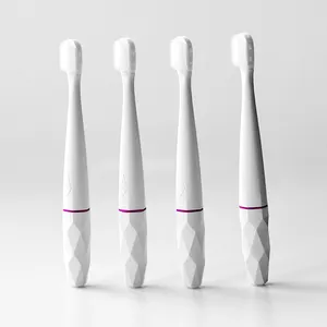 Smilekit 개인 로고 민감한 치아 원하는 휴대용 칫솔 전기