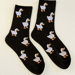 Funny Flashy Cartoon Rubber <span class=keywords><strong>Ducky</strong></span> Chaussettes pour hommes - Product Image 1