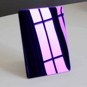 Lámina decorativa de acero inoxidable con revestimiento de Color PVD, espejo de 8K, níquel, oro rosa, precio de fábrica - Product Image 3