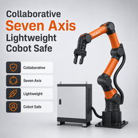 Bras robotique collaboratif léger à sept axes, charge utile de 7 kg, portée de 800 mm, pour la manutention, en vente directe d'usine, OEM ODM